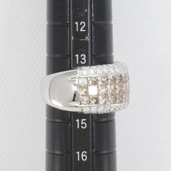 K18 White Gold Diamond Ring 14