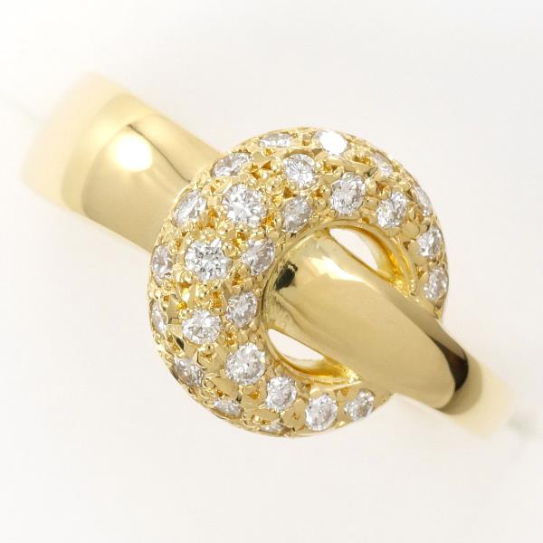 K18 Yellow Gold Diamond Ring 12