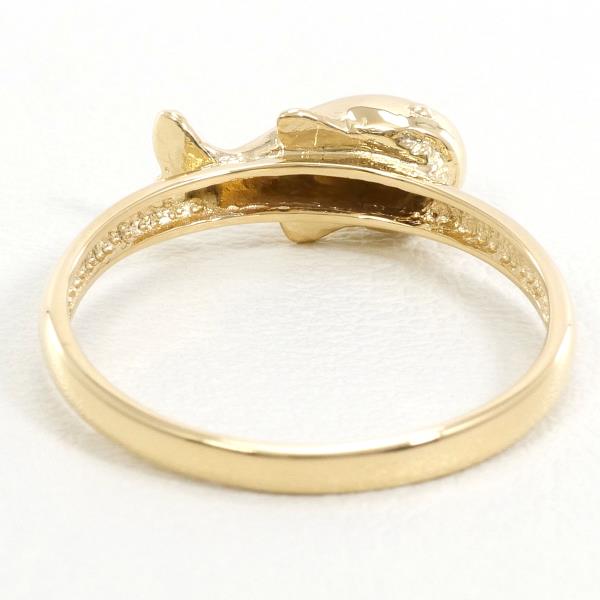 K18 Yellow Gold Ring 10 in Excellent Condition