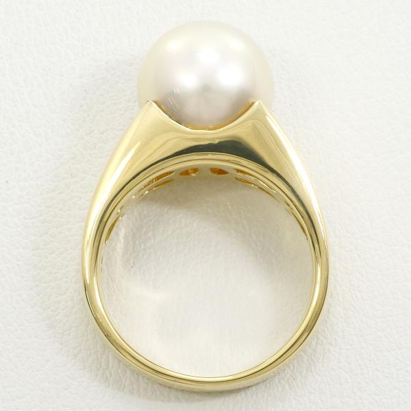 K18 Yellow Gold Pearl Ring