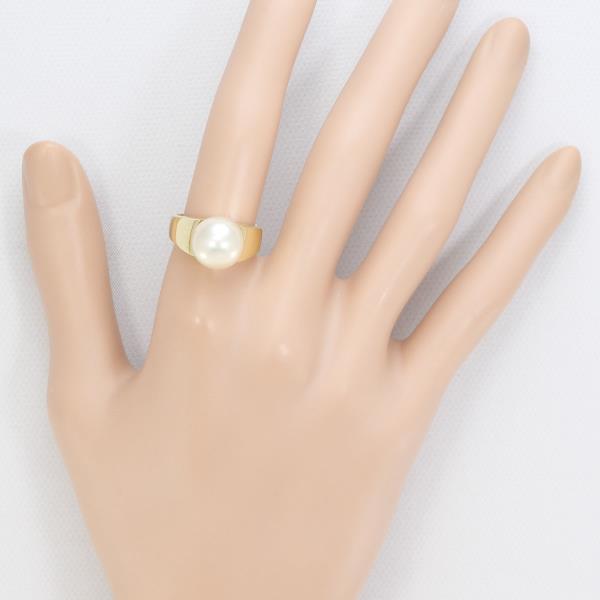 K18 Yellow Gold Pearl Ring