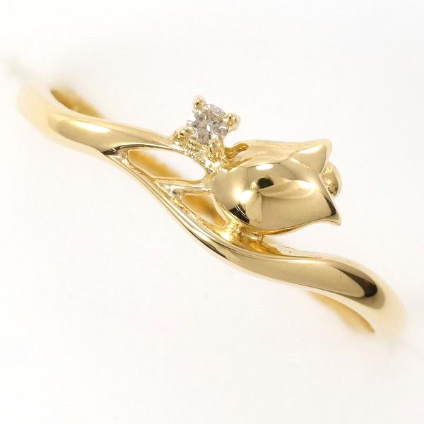 K18 Yellow Gold Diamond Ring 11