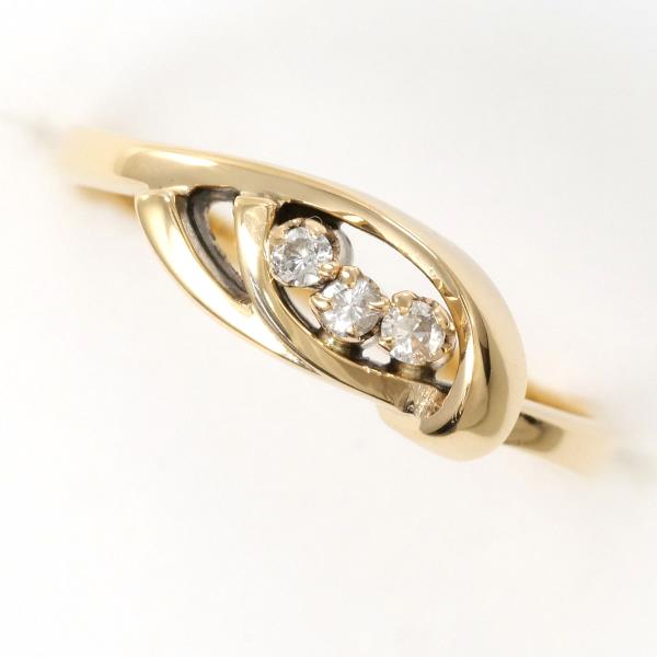 K18 Yellow Gold Diamond Ring