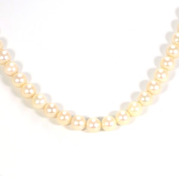 K18 Yellow Gold Akoya Pearl Necklace in Excellent Condition