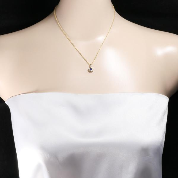 K18 Yellow Gold Sapphire Necklace