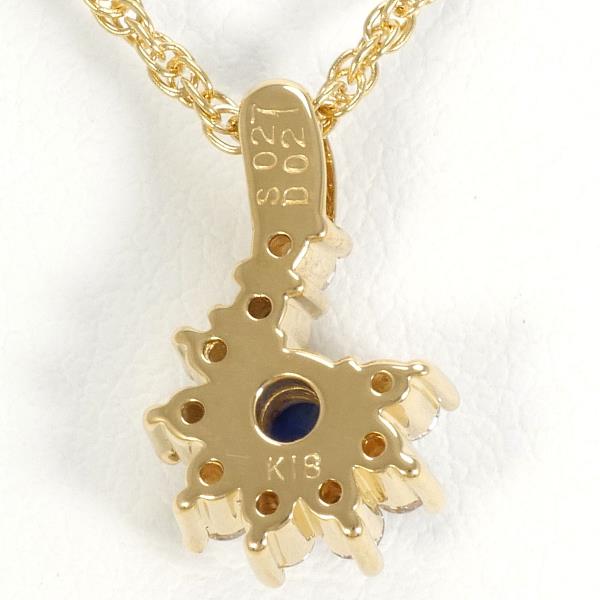 K18 Yellow Gold Sapphire Necklace