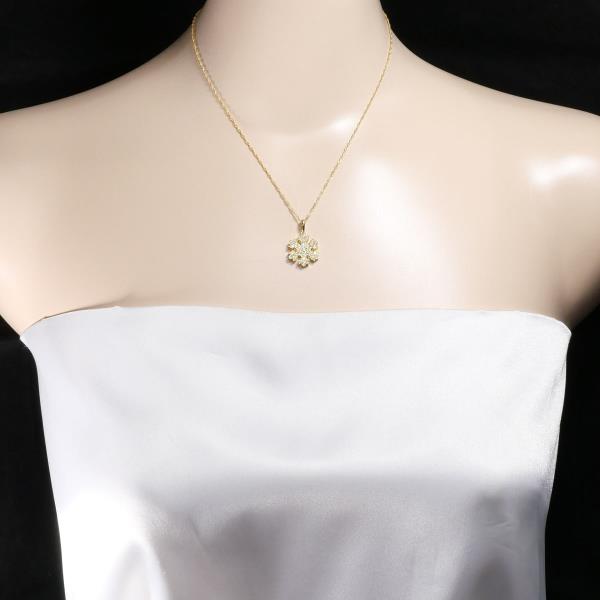 K18 Yellow Gold Diamond Necklace 0.50ct