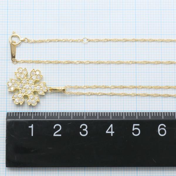 K18 Yellow Gold Diamond Necklace 0.50ct