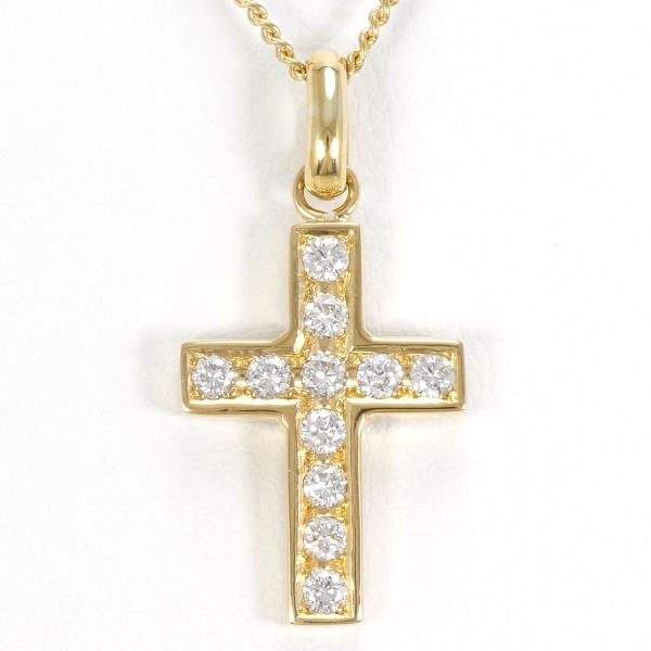 K18 Yellow Gold Diamond Necklace 0.33ct