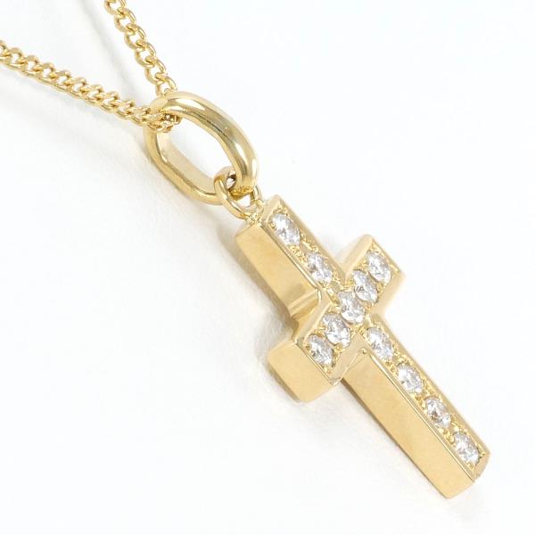 K18 Yellow Gold Diamond Necklace 0.33ct