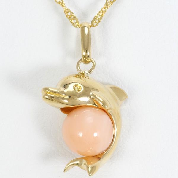 K18 Yellow Gold Coral Necklace