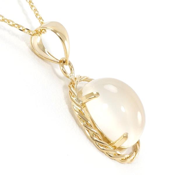 K18 Yellow Gold Moonstone Necklace in Pristine Condition