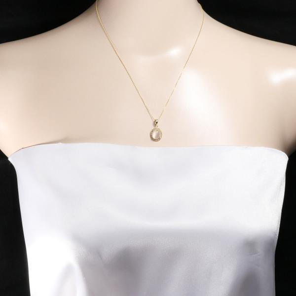 K18 Yellow Gold Moonstone Necklace in Pristine Condition