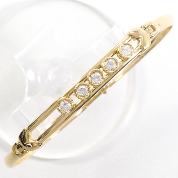 K18 Yellow Gold Diamond Bracelet 16.5cm