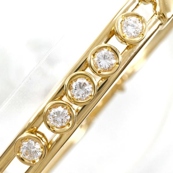 K18 Yellow Gold Diamond Bracelet 16.5cm