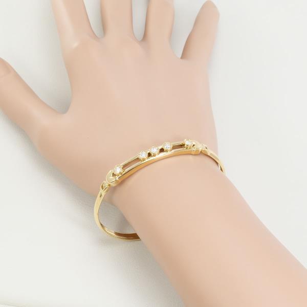 K18 Yellow Gold Diamond Bracelet 16.5cm