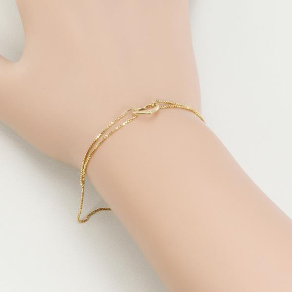 K18 Yellow Gold Bracelet 1.9g 19.5cm