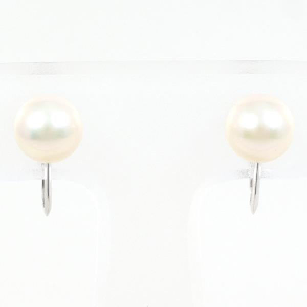 K14 White Gold Pearl Earrings