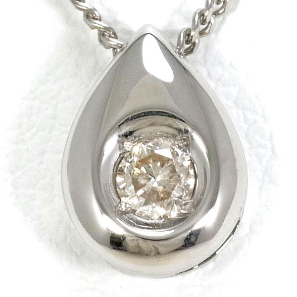 K14 White Gold Diamond Necklace