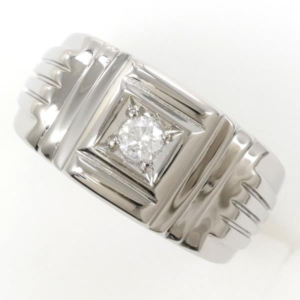 K14 White Gold Diamond Ring