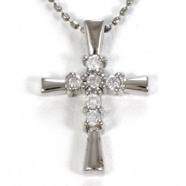 K10 White Gold Diamond Necklace