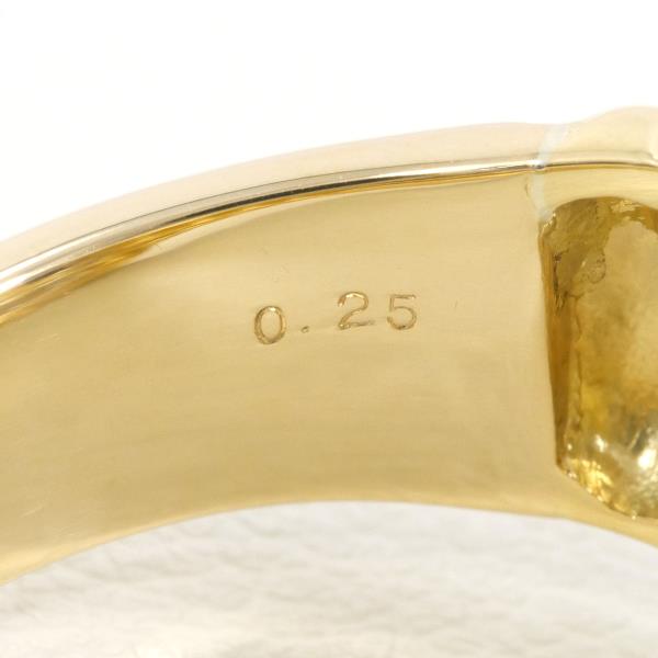 PT900 Platinum K18 Yellow Gold Diamond Ring 0.25ct in Pristine Condition