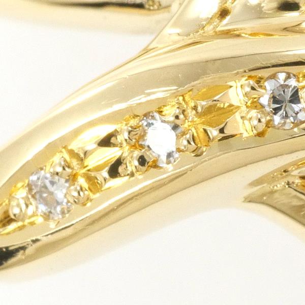 PT900 Platinum K18 Yellow Gold Diamond Ring Size 14 in Excellent Condition