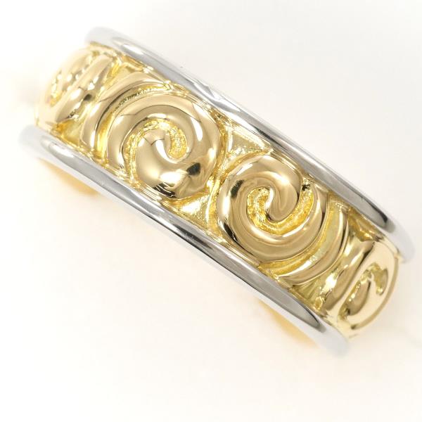 PT900 Platinum K18 Yellow Gold Ring