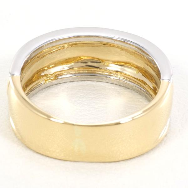 PT900 Platinum K18 Yellow Gold Ring in Excellent Condition