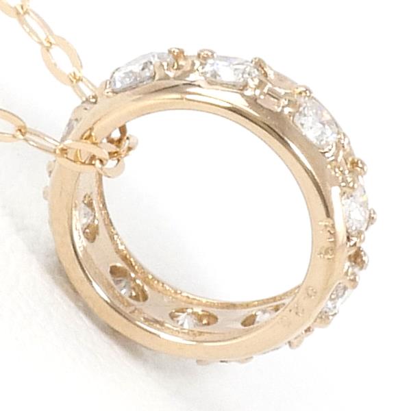 K18 Pink Gold Diamond Necklace