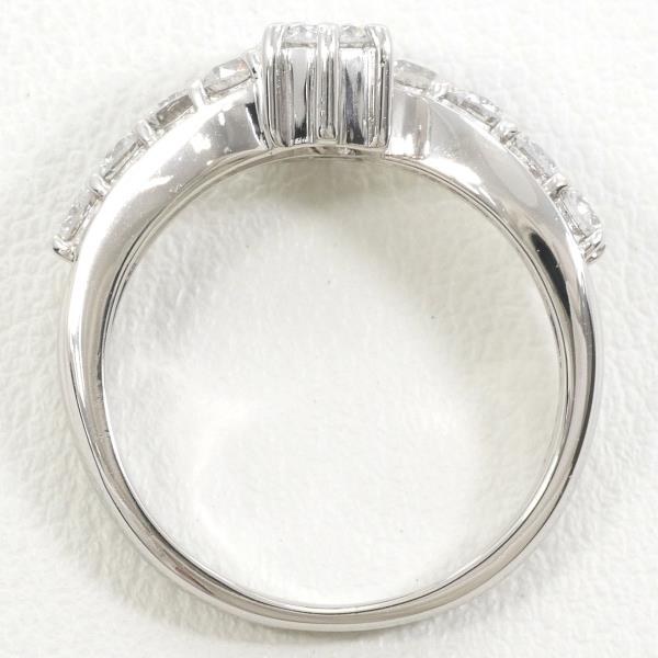 PT900 Platinum Diamond Ring Size 9 in Excellent Condition