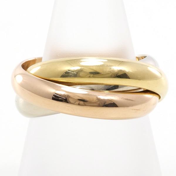 Cartier Trinity K18 Gold Ring