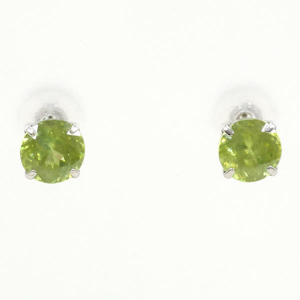 PT900 Platinum Sphene Earrings in Great Condition