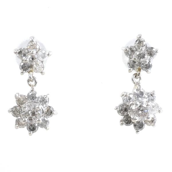 PT900 Platinum Diamond Earrings