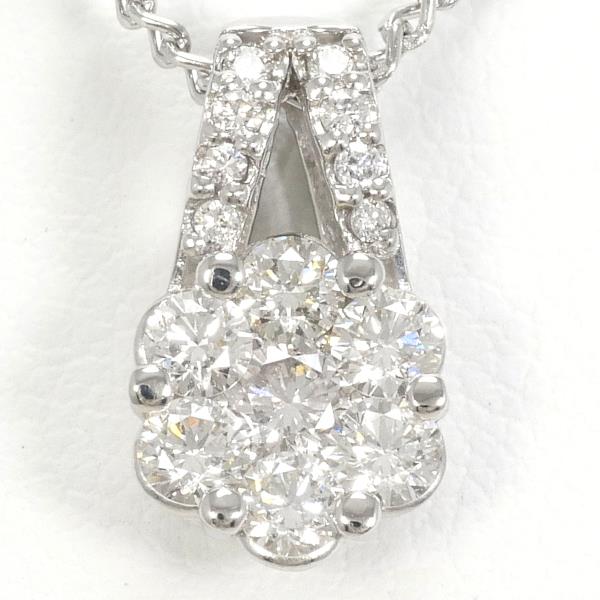 Platinum PT900 PT850 Diamond Necklace