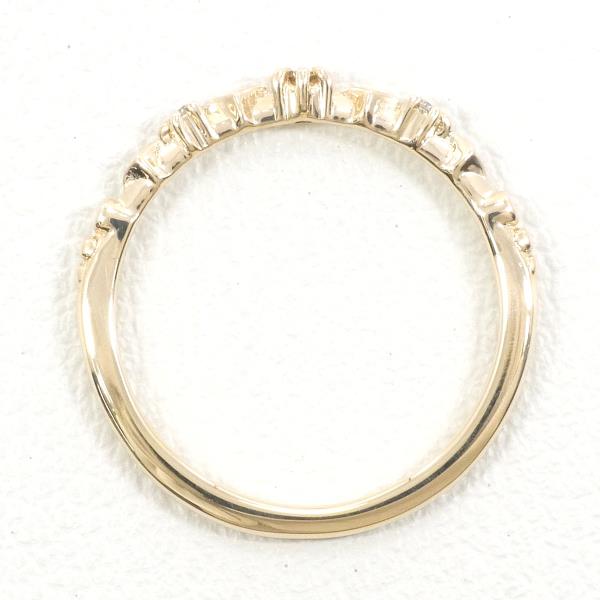 NOJESS K10 Yellow Gold Diamond Ring in Pristine Condition