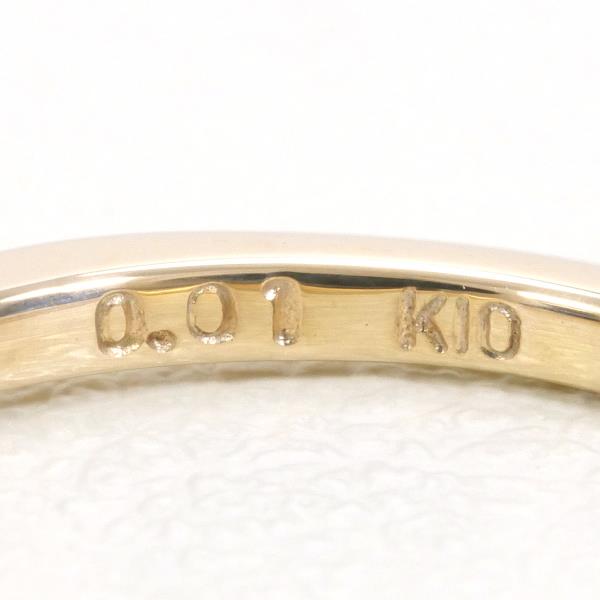 NOJESS K10 Yellow Gold Diamond Ring in Pristine Condition