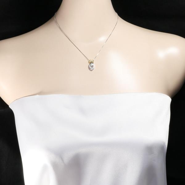 PT900 K18YG PT850 Diamond Necklace