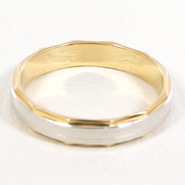 PT900 K18YG Platinum Yellow Gold Ring in Excellent Condition