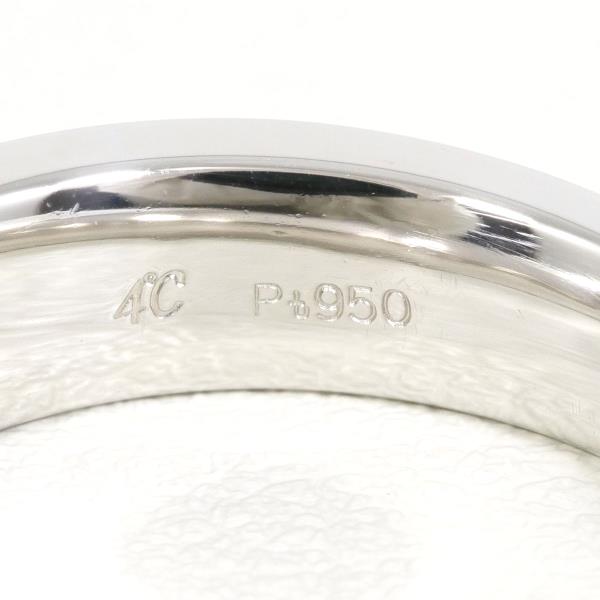 PT950 Platinum Ring Size 9.5 in Excellent Condition