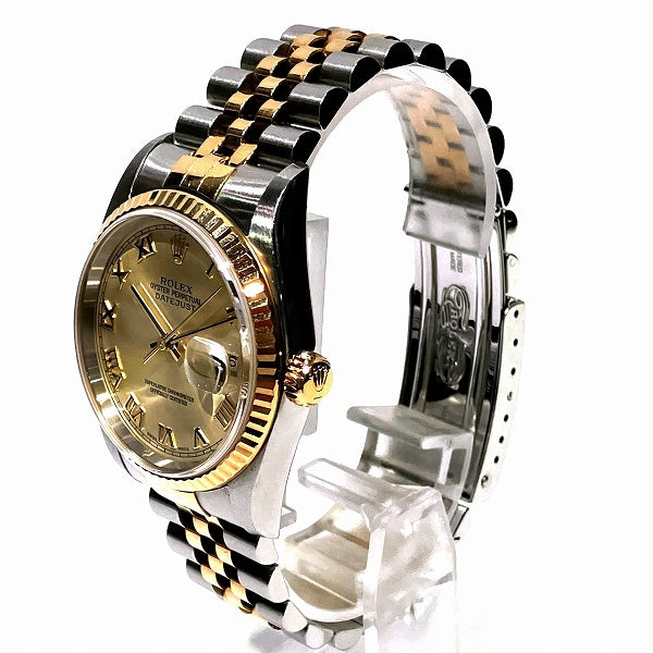 Rolex Datejust 16233 Automatic Watch Stainless Steel YG