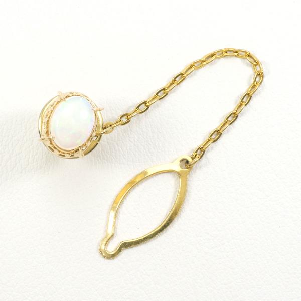 K18 Yellow Gold Opal Pin Brooch