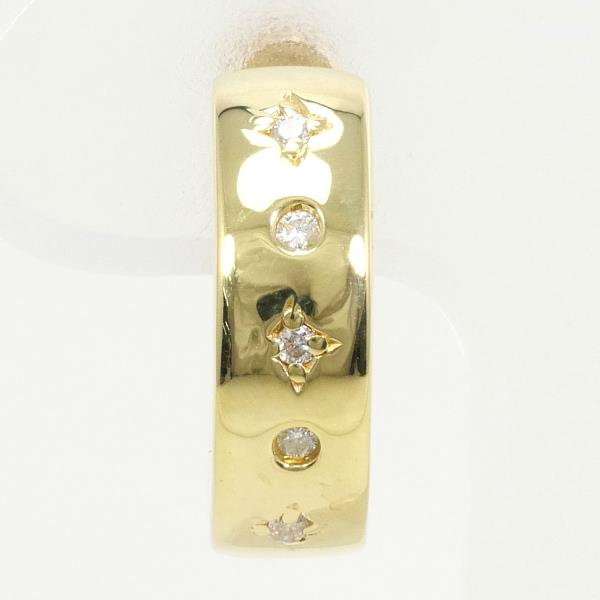 K18 Yellow Gold Diamond Earring