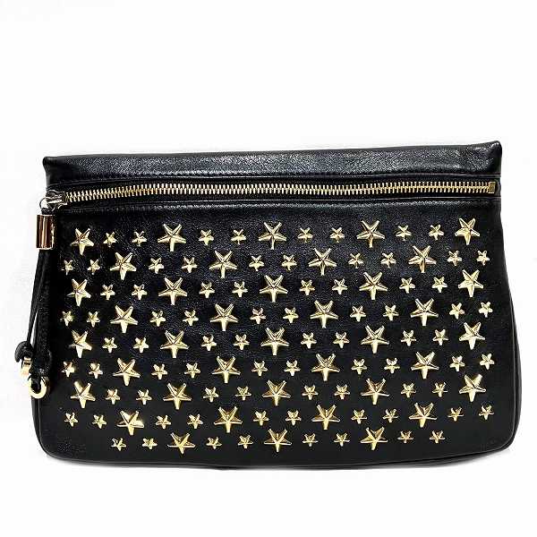 Jimmy Choo Zena Leather Clutch Bag