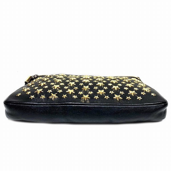 Jimmy Choo Zena Leather Clutch Bag in Good Condition