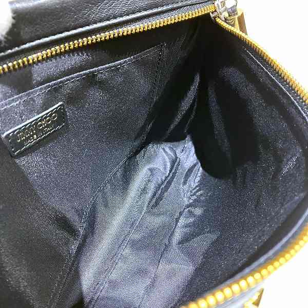 Jimmy Choo Zena Leather Clutch Bag in Good Condition