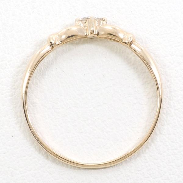 K9YG Yellow Gold Diamond Ring 8.5