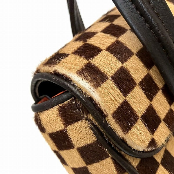 Louis Vuitton Damier Sauvage Lion Handbag M92131 in Good Condition