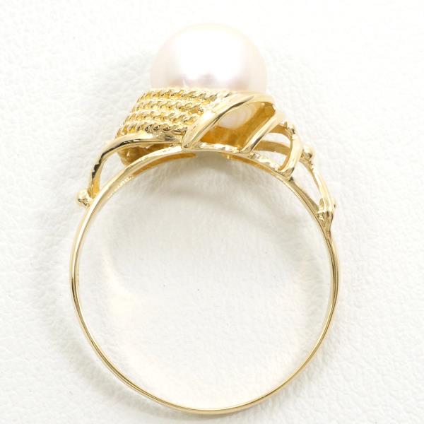 K18 Yellow Gold Pearl Ring 13