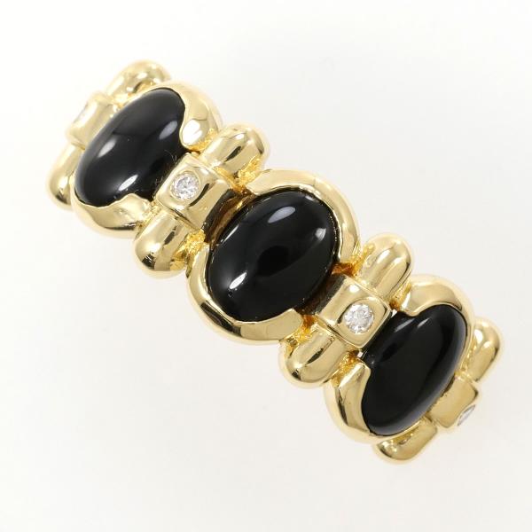 K18 Yellow Gold Onyx Ring 15